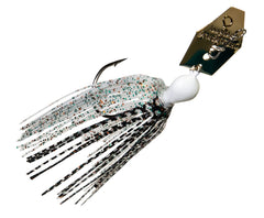 Z-MAN Original ChatterBait Bad Shad Gold with flash and vibration for bass fishing.