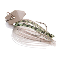 Z-Man Original ChatterBait trailer-ready setup with Greenback Shad for customization.