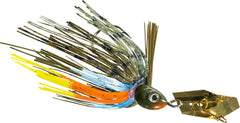 Z-MAN Project Z weedless chatterbait with heavy weedguard for snag resistance while fishing around cover.