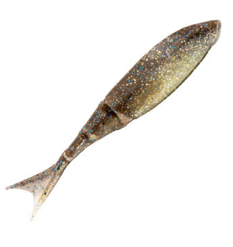Z-Man Razor Shadz 4.5 lure breaking through heavy cover for bass