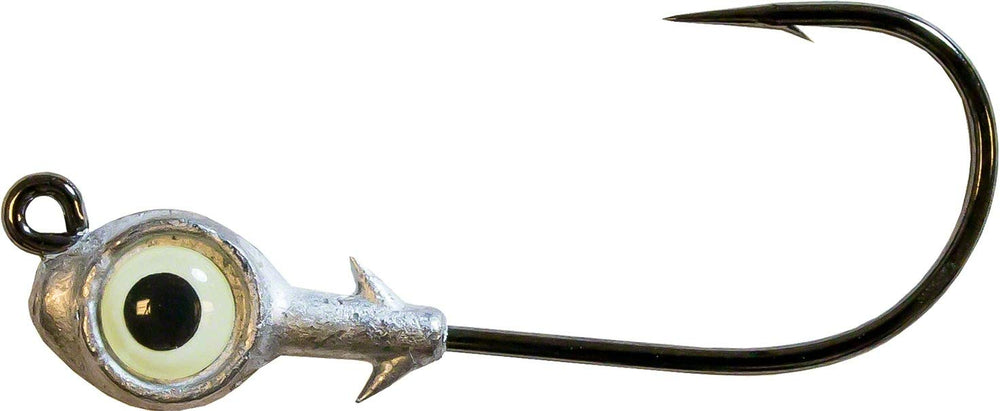 Z-Man Redfish Eye jighead with oversized eye boosts redfish visibility.