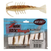 Z-Man Salty Ned Shrimpz 2.5-inch Rootbeer Gold with lifelike profile for inshore fishing
