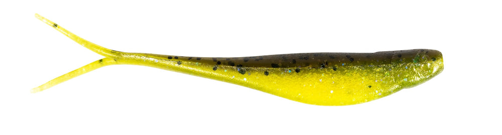 Z-Man Scented Jerk ShadZ Hot Snakes color, enticing inshore bites with lifelike action.