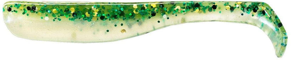 Z-Man Slim SwimZ 3-inch baby bass swimbait with curved tail for versatile freshwater fishing.