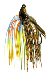 Z-Man Snakehead Swim Jig 3/8 oz with Nuegill trailer glides through grass and cover