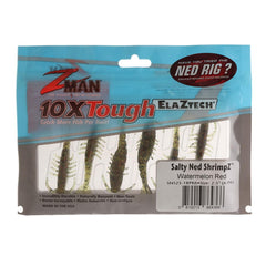 Z-Man SNS25-18PK6 shrimp lure in action on water attracts redfish and trout
