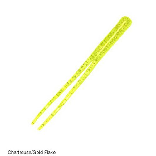 Z-Man Split-Tail Trailer 4-inch Chartreuse Gold boosts spinnerbait action and durability for tough fishing days.