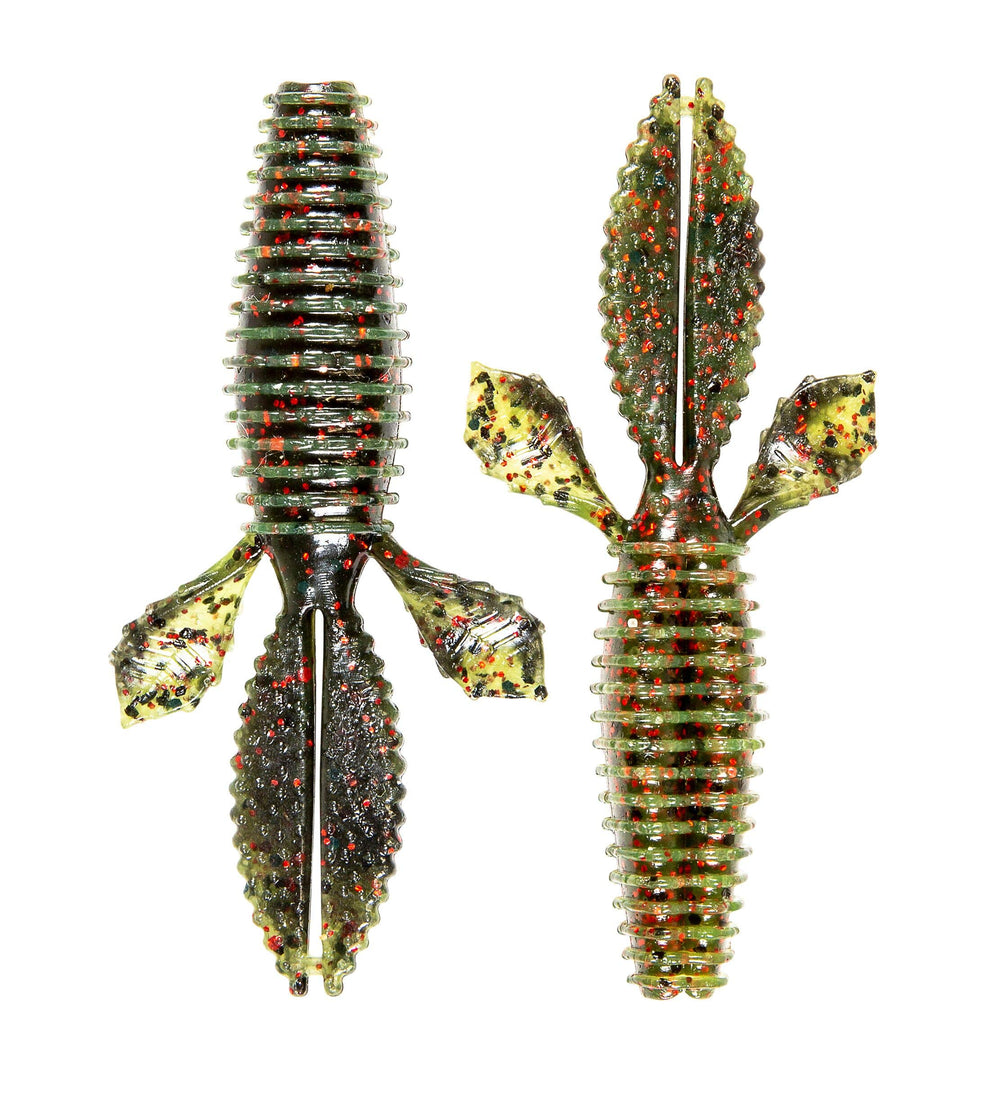Z-Man TBUGZ-268PK6 BugZ 2.75inch California Craw is ideal for Ned Rig finesse presentations.