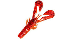 Z-Man TCRAW4 Turbo CrawZ Fire Craw 4 inch six-pack with lifelike action for Texas and Carolina rigs.
