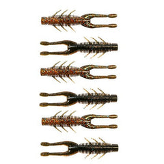 Z-Man THOGZ-324PK6 TRD HogZ ribbed creature bait boosts Ned Rig finesse bites.