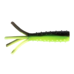 Z-Man Tiny TicklerZ Bumblebee 1.75-inch close-up showing buoyant ElaZtech action for panfish.