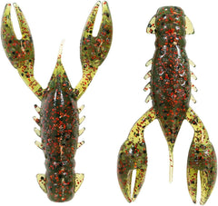 Z-Man TRD CrawZ 2.5-inch Watermelon Red craw lure for finesse Ned Rig setups