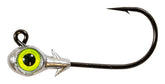 Z-Man Trout Eye Jig Head 1/8 oz Chart with oversized 3D eyes for improved attraction.