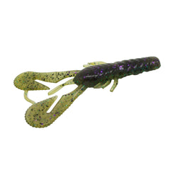 Z-Man Turbo CrawZ bait in sprayed grass color showing versatile action for multiple retrieves