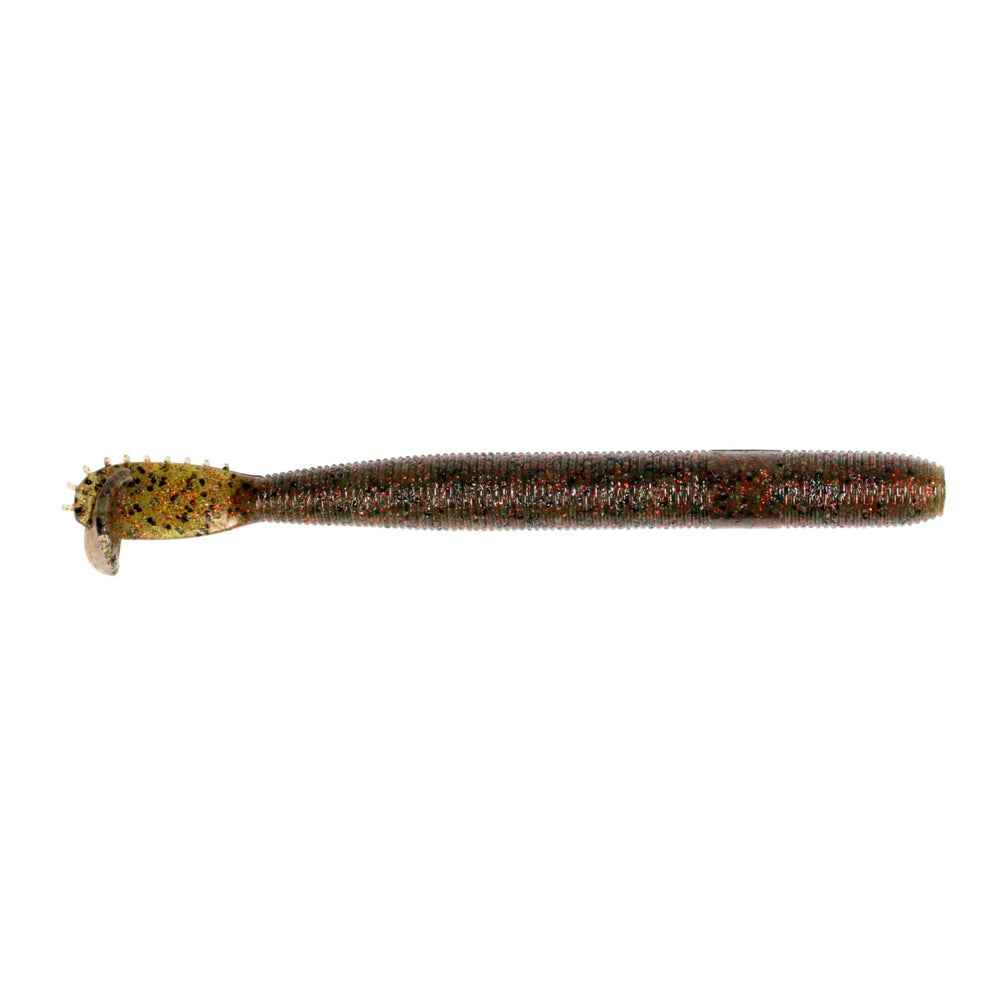 Z-Man Turbo FattyZ 6-Inch Watermelon Red, beefy swimbait for buzzing, swimming, and rigging.