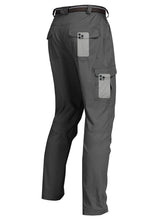 Zalify men's cargo hiking pants front view for organized outdoor storage.