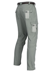 Zalify men's cargo hiking pants water-resistant fabric keeps you dry on wet trails.