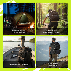Breathable padded back and adjustable straps on Zaloom backpack