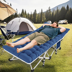 ZAMOTEO camping cot with carry bag for easy transport