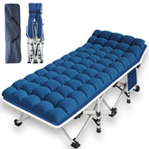 ZAMOTEO camping cot with mattress for comfortable outdoor sleep