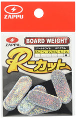 Zappu ZBWHG20 Board Weight R Cut 2.0g Hologrm — front view