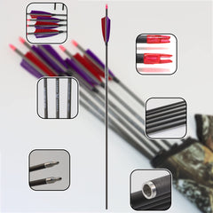 ZE ZHAN-E ARCHERY 600 spine arrows provide consistent flight for precise shots