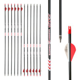 ZE ZHAN-E ARCHERY carbon arrow 31inch delivers steady flight for precision target practice.