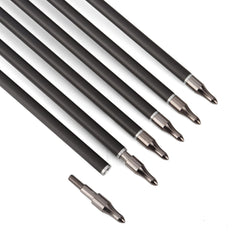ZE ZHAN-E ARCHERY removable field point 100gr enables quick tip swaps.
