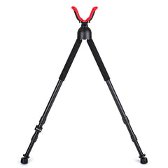 Zeadio swivel bipod rest assembly demonstrates quick height adjustment for versatile shooting setups.