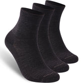 ZEAL WOOD Merino Wool Crew Socks front view for all-season comfort.