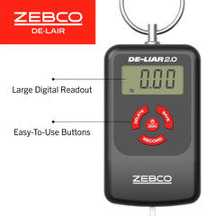 Close-up of the large digital readout and control buttons.