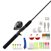 Zebco Ready Tackle spincast reel close-up showing easy grip for beginners and smooth operation.