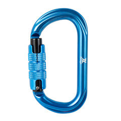 Zeluga 25KN auto locking carabiner with twist lock for one-handed operation.