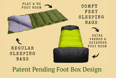 ZENITH TREK Comfy Feet Footbox design supports toes for relaxed feet after a day outdoors.