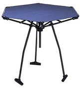 Zenithen folding table open for outdoor use, a sturdy surface ideal for drinks and snacks.