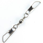ZENRICK barrel swivel with double safety snaps for smooth lure action and secure connection