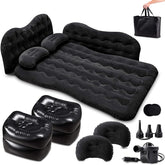 Zento Deals inflatable car mattress with pillows for portable road-trip comfort.