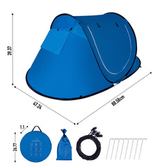 Zento Deals tent made of breathable nylon fabric for airflow and durability