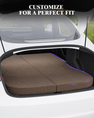 Zenzy Model 3 camping mattress memory foam layer emphasizes contouring and support for car lodging.