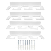 Zerodis wall-mounted fishing rod holder set on wall for organized storage