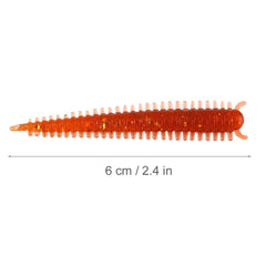 Zerone elastic swim lure showing flexible motion for slow retrieves