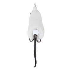 Zetiling lure features dual sharp hooks for secure catches.