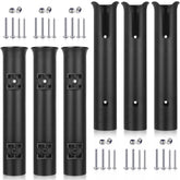 Zhanmai 6 pack fishing rod holders mounted on wall