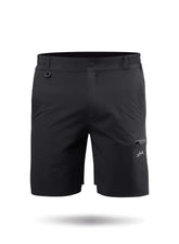 Zhik men's deck shorts in anthracite with a 9-inch inseam for optimal sailing fit.