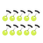 ZHIZHOUNEY 10group spaces bean fishing bobbers stoppers attached to line for quick setup