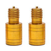Close-up of the ZHIZHOUNEY alloy fishing landing net thread adaptor