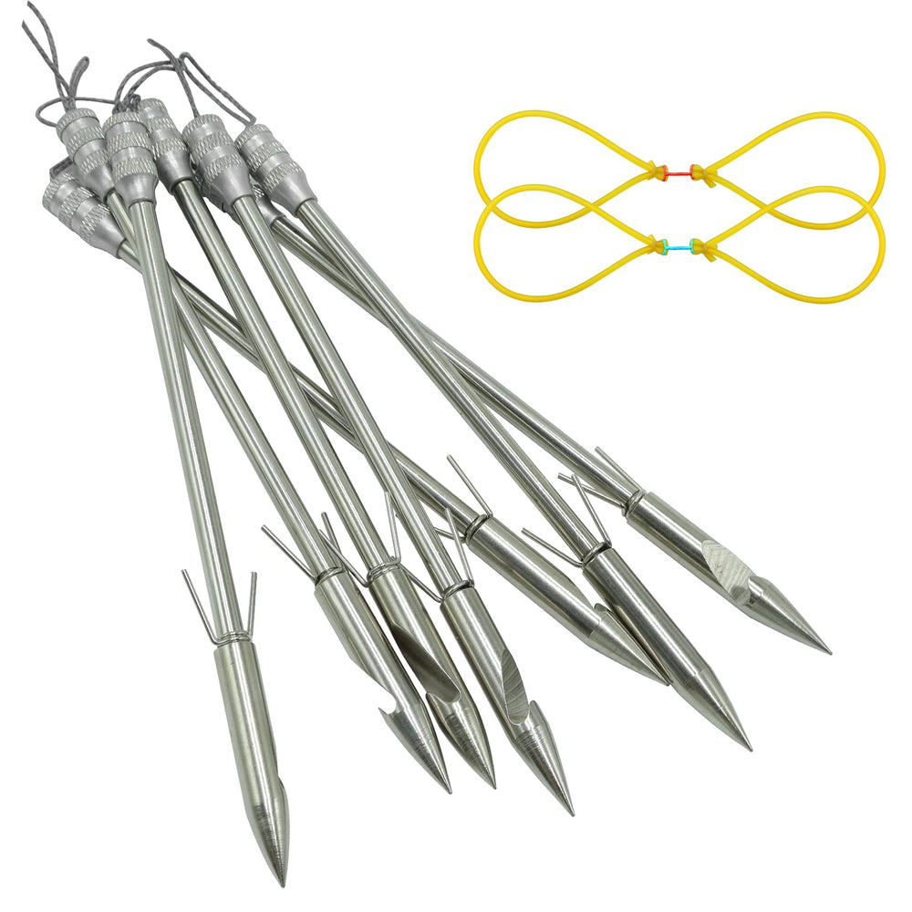 ZHUOCE arrowhead detail shows stainless steel and sharp edge for piercing
