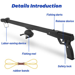 Detachable handle on ZHUOCE slingshot for comfortable grip