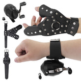 ZHUOCE fishing reel kit with wristband and left hand guard – full product view