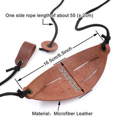 ZHUOCE Plus rope-end leather reinforcement improves grip and retention.